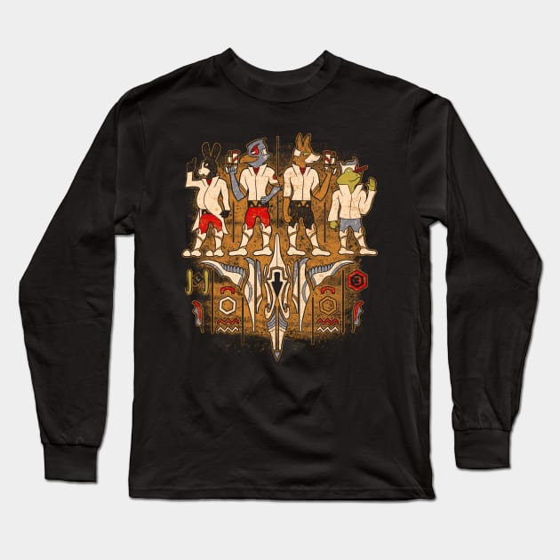 Star Gods Long Sleeve T-Shirt by stevenlefcourt